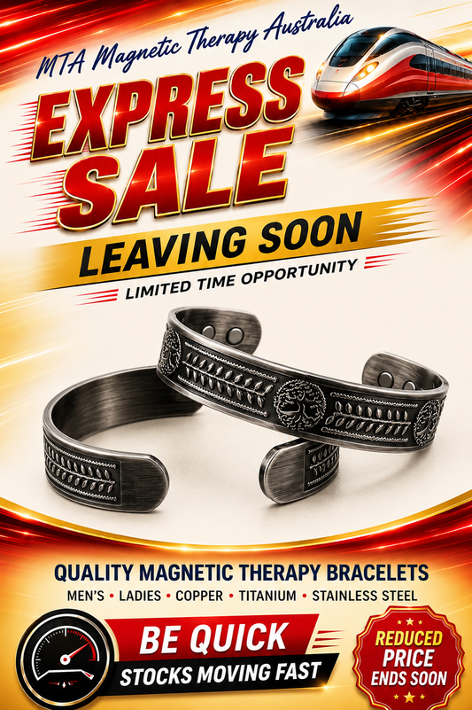 Copper Grey Magnetic Bracelet Tree of Life - Gun-Metal Grey