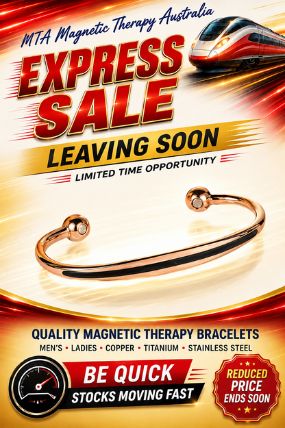 Sports Copper Magnetic Cuff Bracelet- Green