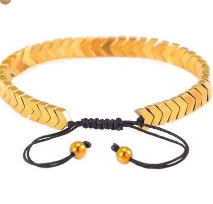 Hematite Bracelet – Enhances Energy, Stability & Balance