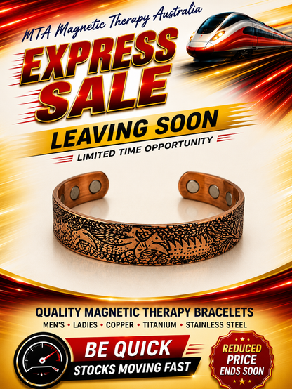 Dragon Phoenix Pure Copper Magnetic Therapy Bracelet