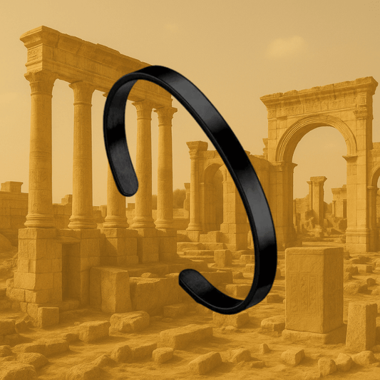 Cuff Black Stainless Steel Bracelet