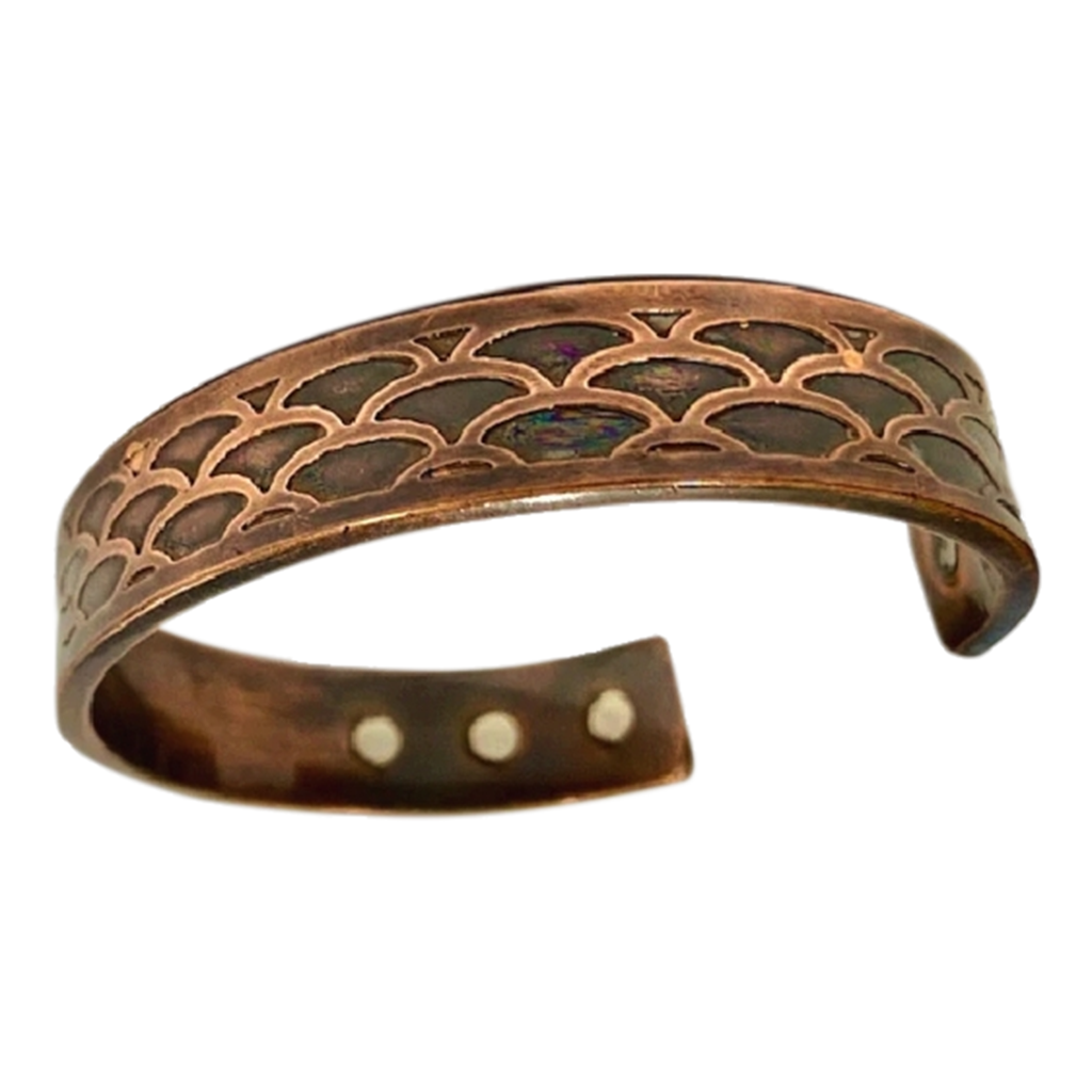 Handcrafted Rustic Vintage Copper Magnetic Bracelet