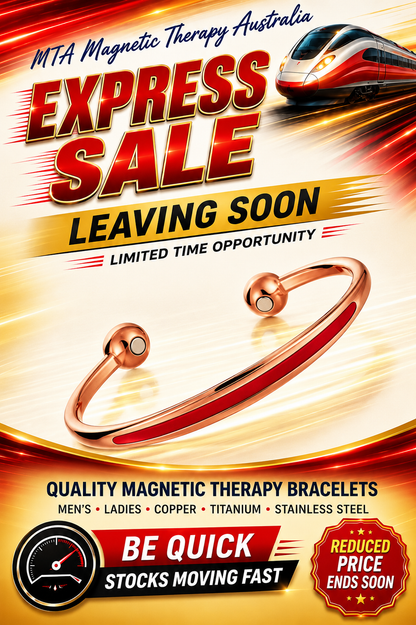 Sports Copper Magnetic Cuff Bracelet- Green