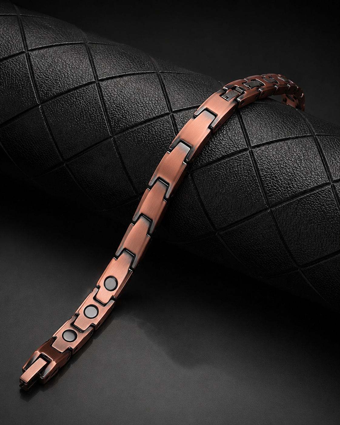 Pure Copper Magnetic Therapy Anklet - Classic Link Design