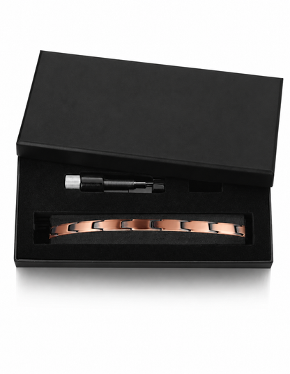 Pure Copper Magnetic Therapy Anklet - Classic Link Design