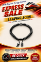Rondelle Bead Hematite Bracelet with Chakra Healing Properties