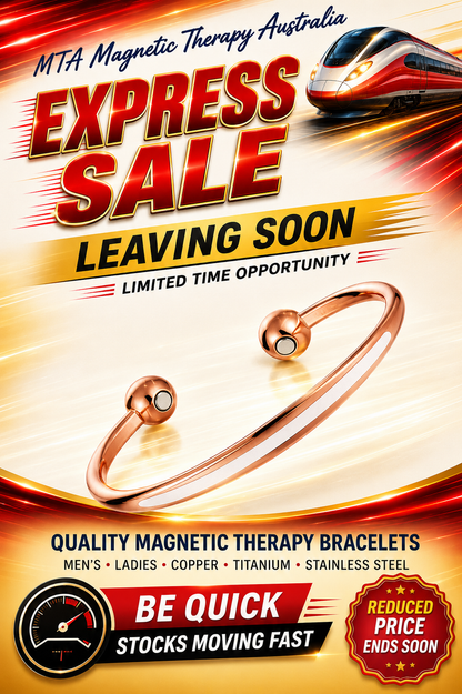 Sports Copper Magnetic Cuff Bracelet- Green