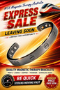 International Design Copper & Magnetic Therapy Bracelet - Gunmetal Finish