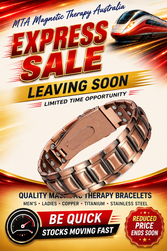 Triple Strength Magnetic Power Magnets Pure Copper Bracelet