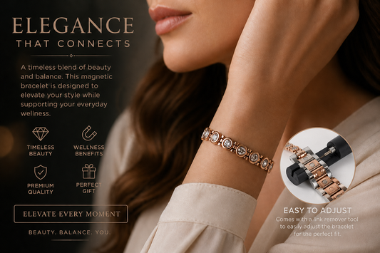 Classic Pure Copper Magnetic Therapy Fashion Health Bracelet