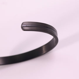 Black Titanium Magnetic Sports Bracelet - Lightweight and Adjustable