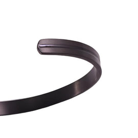 Magnetic Therapy Black Titanium Sports Bracelet Lightweight 10g