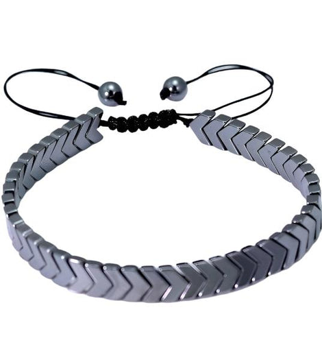 Hematite Bracelet Black - Assist in Stability Balance in life