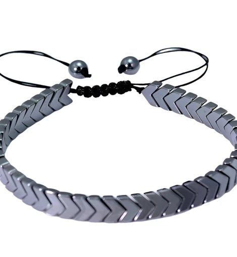 Hematite Bracelet Black, Silver or Gold 1/2 Price