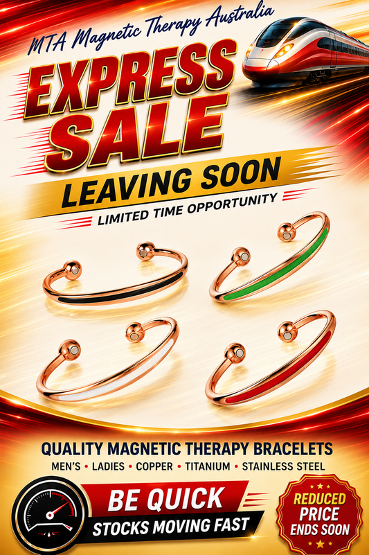 Sports Copper Magnetic Cuff Bracelet- Green