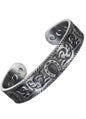 Good Luck Sports Pure Copper Silver / Grey 6 Magnetic Therapy Bracelet - Comes with FREE Gift Box