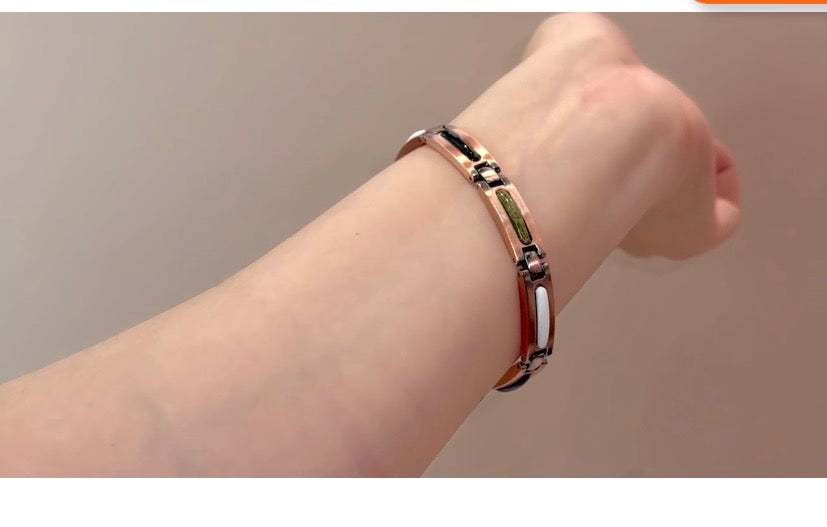 Active Ladies Magnetic Therapy Copper  Bracelet – High-Strength Magnets