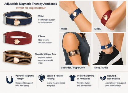 Magnetic Therapy Copper Power Heart Natural Support, Every Day Relief