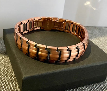Premium  Pure Copper Magnetic Therapy Bracelet Adding Strength & Balance