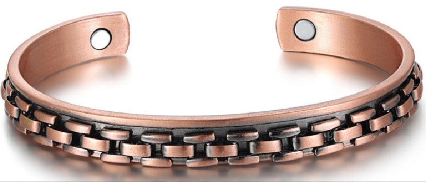🎁 Pure Copper Therapy Magnetic Bracelet - Chain Link Design - Suit small Wrist (100% off)