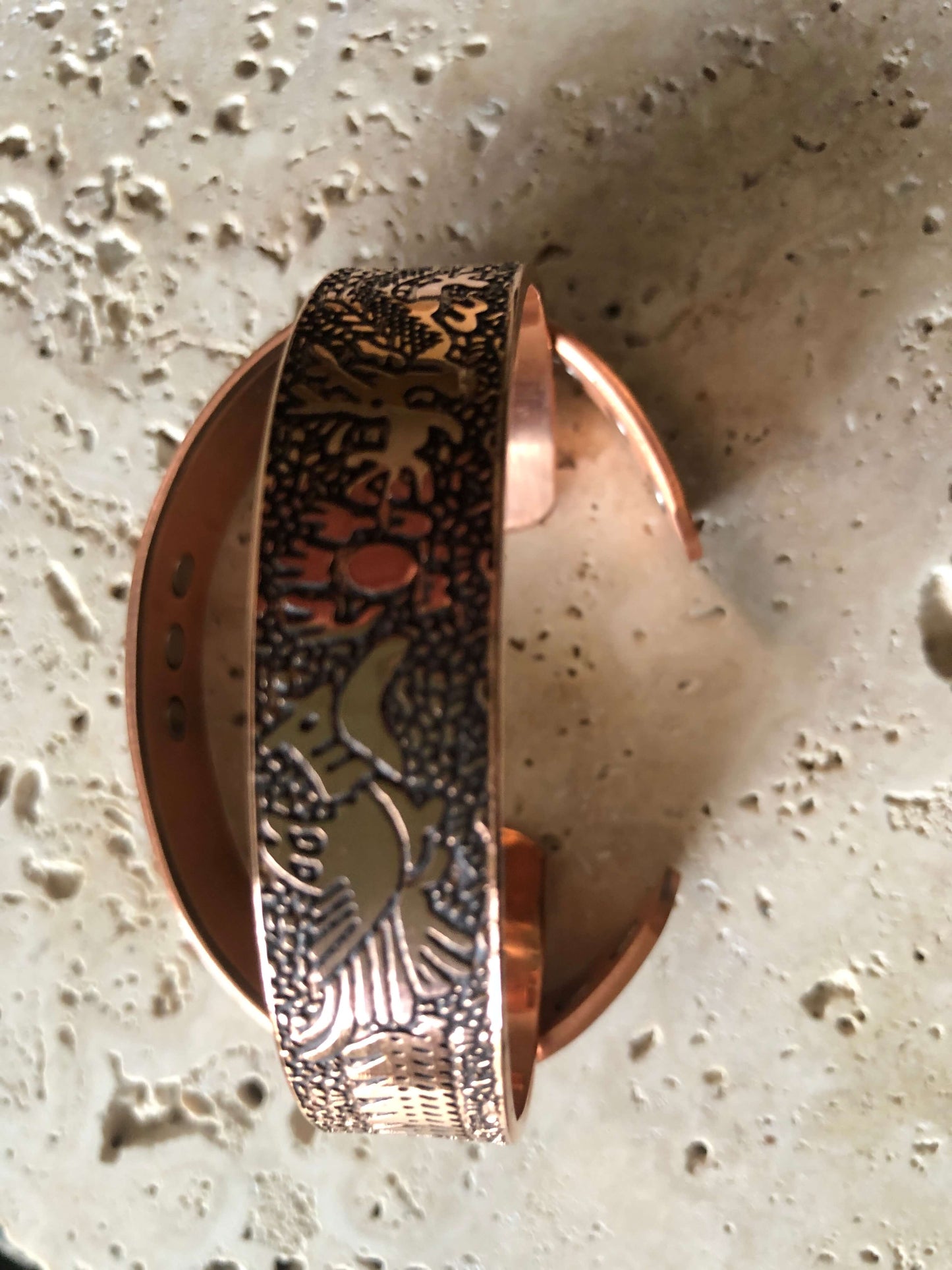 Dragon & Phoenix Magnetic Therapy Copper Cuff