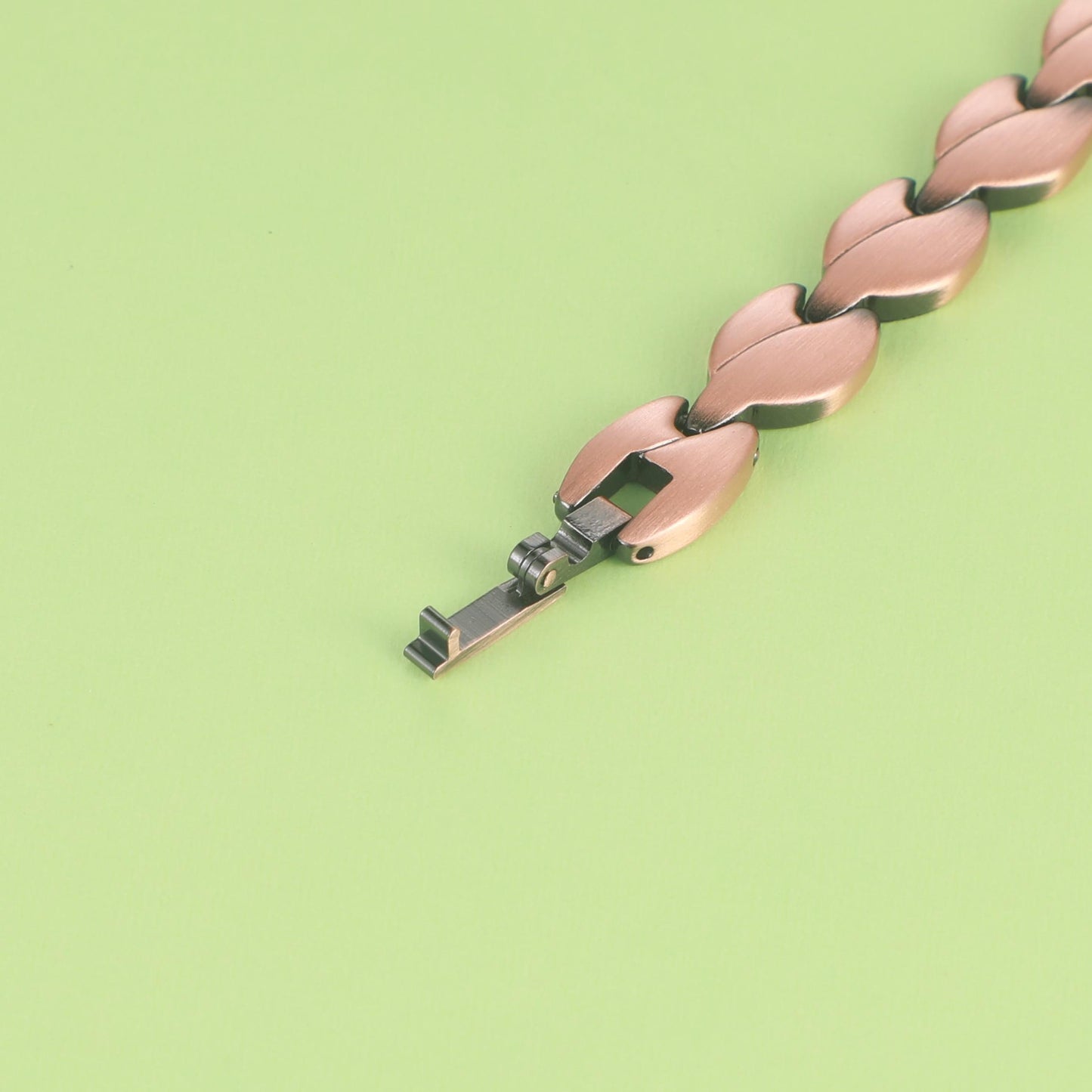Sleek Connecting Heart 99.9% Pure Copper Magnetic Bracelet or Anklet
