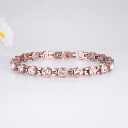 Classic Pure Copper Magnetic Therapy Fashion Health Bracelet