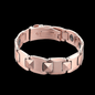 Rose Gold Plated Magnetic Titanium Link Bracelet