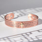 Pure Copper Cuff Bracelet, Symbolising the Crass,Unity & Faith