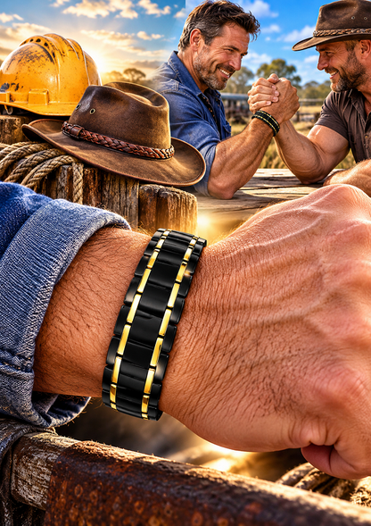 PREMIUM Stainless Steel Magnetic Bracelet - made to Handle the Australian Way