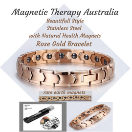 Magnetic Therapy Women’s Rose Gold Bracelet  Size 21.5cm