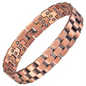 Magnetic Therapy Pure Copper Bracelet – 3 Row magnets link chain design