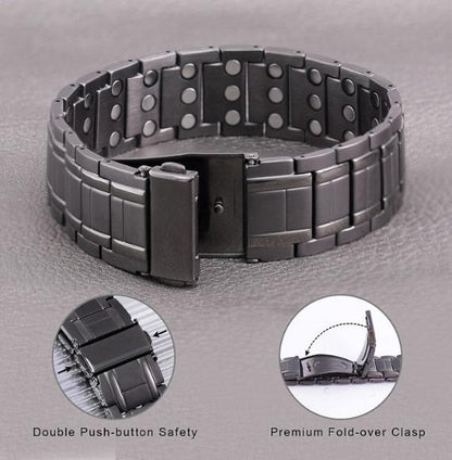 3 Magnetic Strength Grey Advanced Magnetic Bracelet