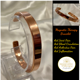 Pure Copper Magnetic Bracelet Wrist Band Natural Pain relief