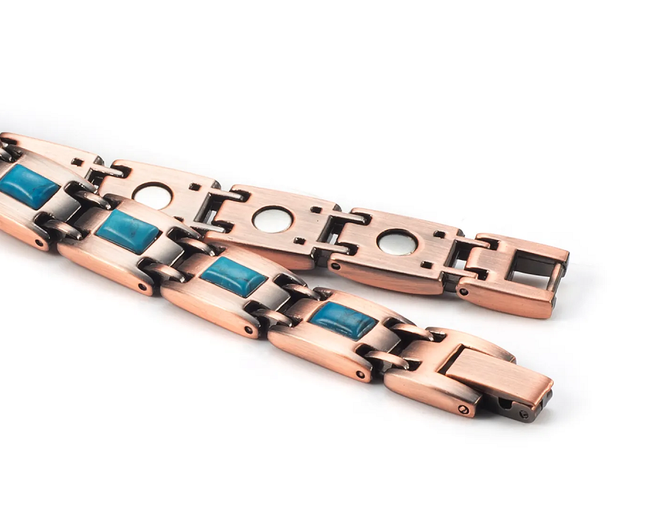 Copper Therapy Magnetic Turquoise Bracelet