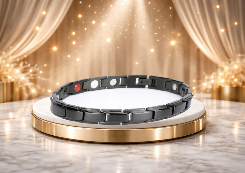 Premium Titanium Magnetic Therapy Bracelet - Alternative Wellness