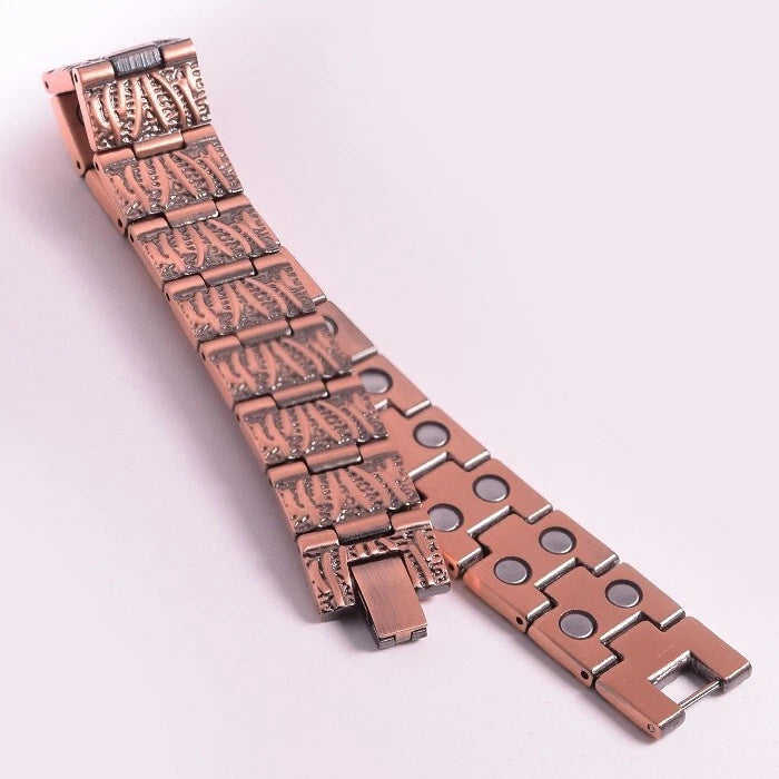 Pure Copper Magnetic Therapy Double Strength Bracelet