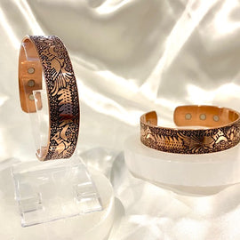 Dragon Legend in Solid Copper Magnetic Therapy Bracelet