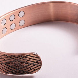 Copper Magnetic Therapy Harlequin Fun Bracelet