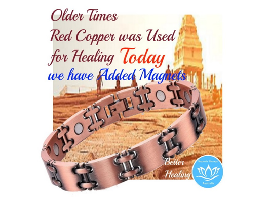 Magnetic Therapy Red Copper Bracelet – Better Healing