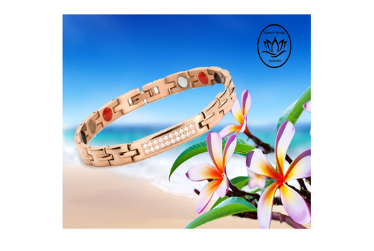 Magnetic Therapy Bracelet Fashion Jewellery Styled for Women's Wellbeing