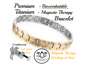 Titanium strength Magnetic Therapy Bracelet - Health Balance