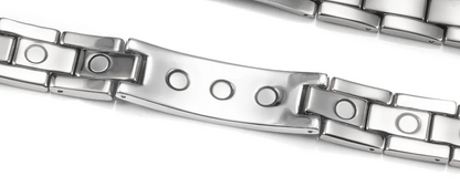 Medical Alert ID Magnetic Pure Titanium Bracelet