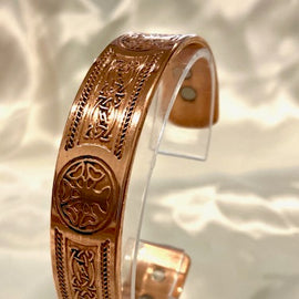 Copper Pure 99% -TREE OF LIFE Magnetic Therapy BRACELET - ADJUSTABLE