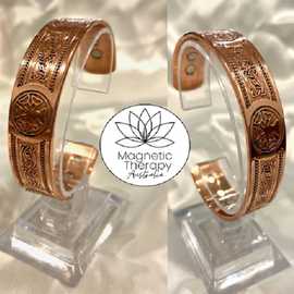 Copper Pure 99% -TREE OF LIFE Magnetic Therapy BRACELET - ADJUSTABLE