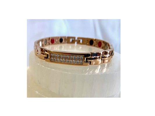 Magnetic Therapy Bracelet Fashion Jewellery Styled for Women's Wellbeing