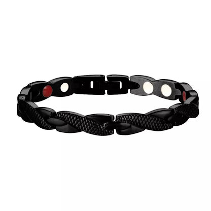 Ladies Therapeutic Magnetic Healing Bracelet Gold & Silver