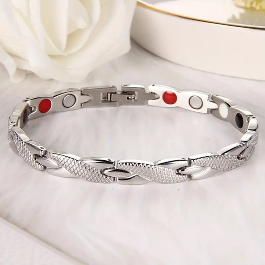 Silver Magnetic Bracelet