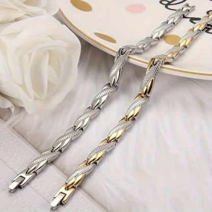 Silver Magnetic Bracelet
