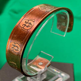 Magnetic Therapy Copper Bracelet - Buddha Peace Bangle 2 for 1